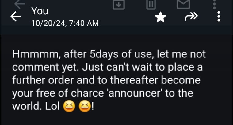 Fast Results Customer